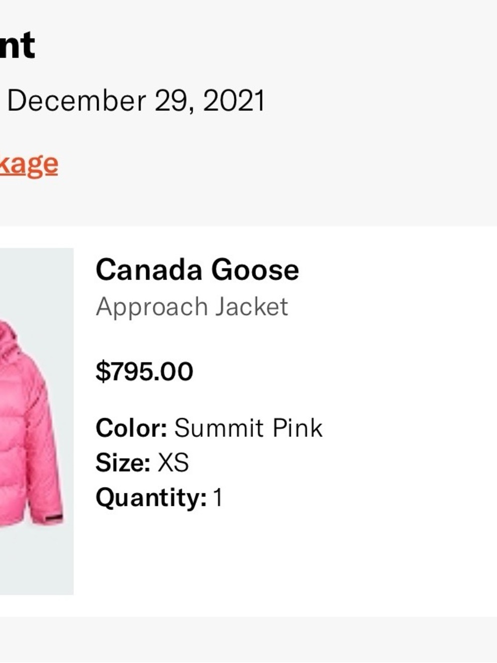 Canada Goose Bright Hot Pink Women's Down Puffer Jacket - Picture 6 of 6